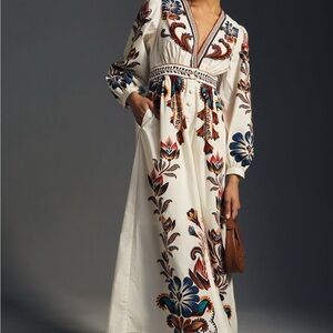 Farm Rio x Anthropologie Floral Maxi Dress